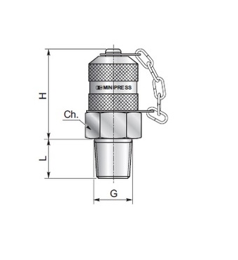 Точка измерения давления NPTF 3/8"-M16x2.0