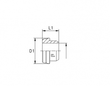 Втулка под развальцовку трубы 3/4" ORFS 1.3/16"