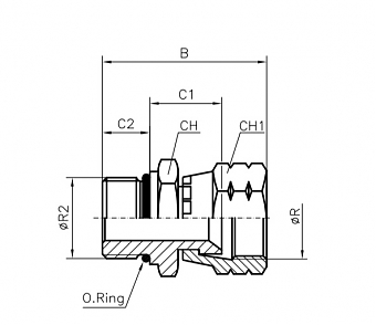 TN426-JIC 7/8"-М20х1,5