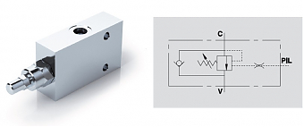 Клапан тормозной одностороннего действия VBCD 1/2” SE 3 VIE
