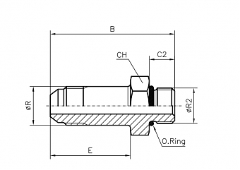 TN92-JIC 1.5/16"-1.5/8"-12UNF L-103
