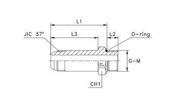 TN92GG-JIC 1.7/8"-М48х2,0 L-134
