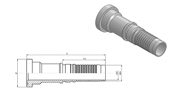 Фл. 1.1/2"6000/0-32 int (63,5) DN50