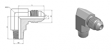 TN94-JIC 1.5/8"-R1.1/4"