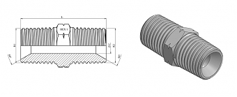Male NPT 1/8"x1/8"