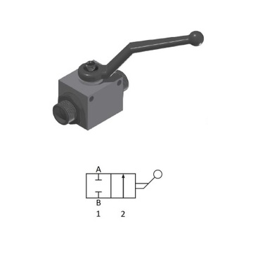 Кран двухходовой CES М20х1,5 (ш)