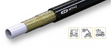 Шланг MTH2 SAE 100R2-06 DN10 WP=330bar R=60мм (К)