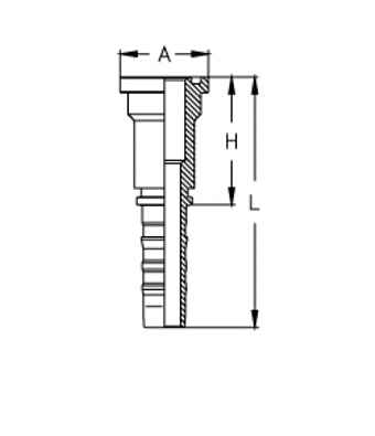 Фл. 1.1/2" 3000/0-24 int (60,3) DN38 (T)