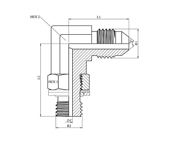 TN514-JIC 3/4"-М16х1,5