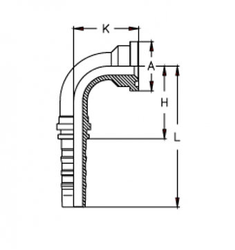 Фл. 1.1/2"6000/90-24 CS (63,5) DN38