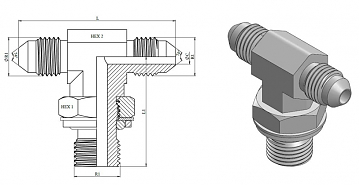 TN515-JIC 1.7/8"R1.1/4"