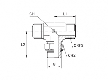 TN515-ORFS 2"-R 1.1/2"