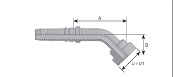 Фл. 1"6000/45-12 int (47,6) Cat DN20