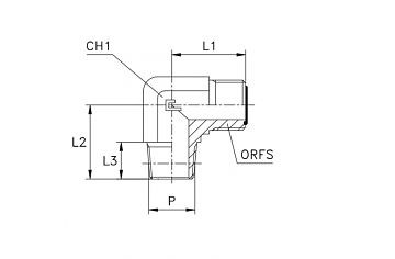 TN94-ORFS 9/16"-NPT 1/8"