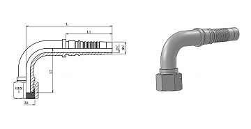 BSP 1.1/4"-11/90-20 int DN32
