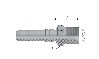 NPTF 1.1/2"-11,5/0-20 int DN32 (V)
