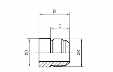 Адаптер приварной MALE JIC 1.1/16"